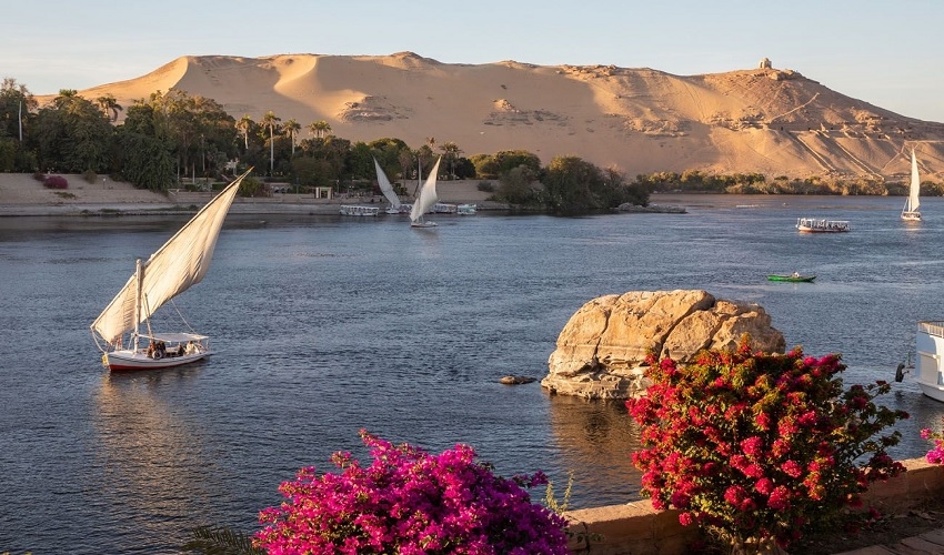 Feluke Fahrt in Aswan, Princess Sarah 2  Nilkreuzfahrt