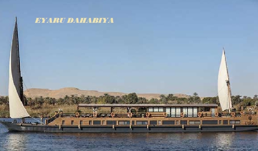 Barco Dahabiya crucero Nilo Eyaru