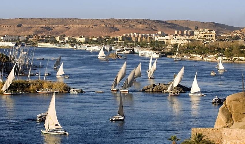 Paseo en Felucca por el Nilo en Aswan