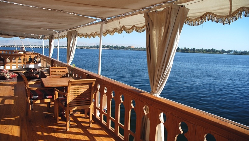 Judi Dahabiya Nile Cruise Sun Deck