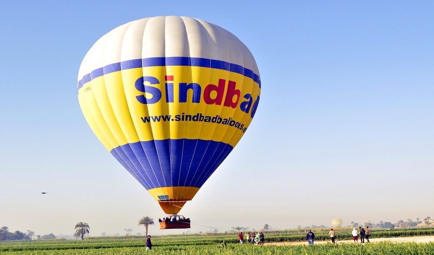 Heißluftballon - Kreuzfahrten von Luxor nach Assuan Nil