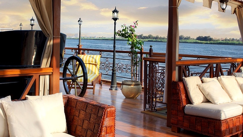 Sonesta Amirat Dahabiya Nile Cruise Sun Deck